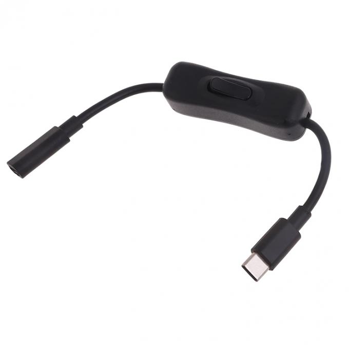 Мужчина к женщине USB тип C к C переключатель отключения кабеля расширения зарядки данных для лампы телефона Raspberry Pi LED 0