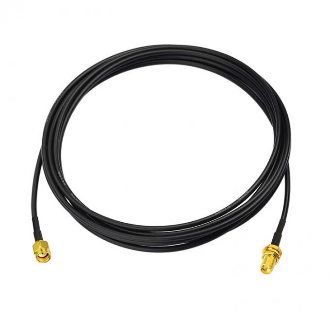 RG174 Коаксиальный RP SMA Мужчина на RP SMA Женщина кабель расширения антенны для камеры безопасности Wi-Fi маршрутизатора 0