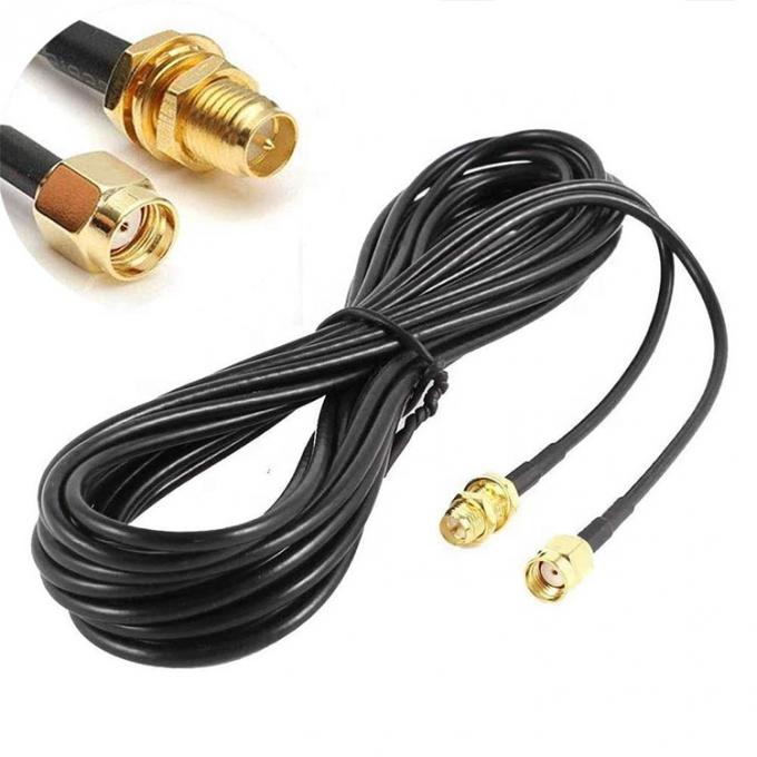RG174 Коаксиальный RP SMA Мужчина на RP SMA Женщина кабель расширения антенны для камеры безопасности Wi-Fi маршрутизатора 2