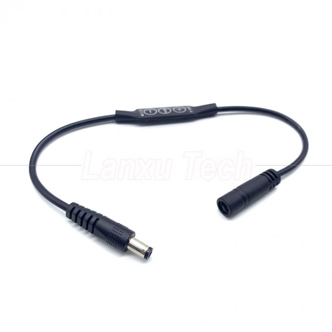 Бесступенчатый свет мужчина-женщина DC баррель Jack 5.5x2.1mm 5.5x2.5mm 3.5x1.35mm кабельный тонизирующий прибор для светодиодных ламп 1