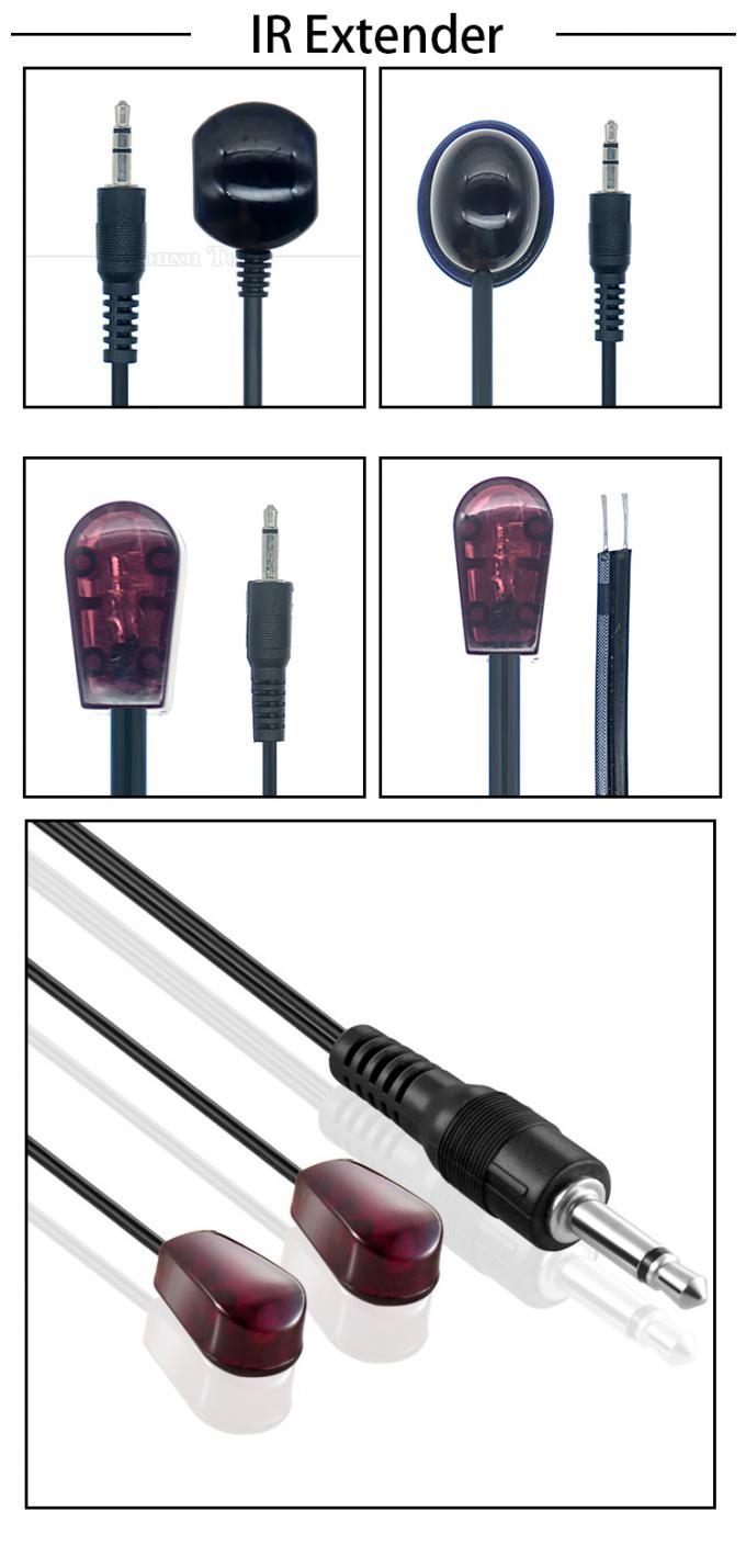 3.5mm Jack Audio Jack Infrared IR Receiver Emitter Transmitter Repeater Extender Cable для кабельных ящиков DVR TV STB 0