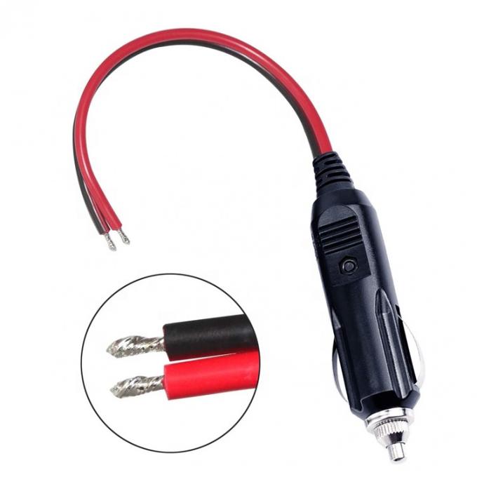 12V 24V 15A фитиль Автомобильный сигаретный зажигалка Мужской разъем с свинцовым консервированным проводом 1