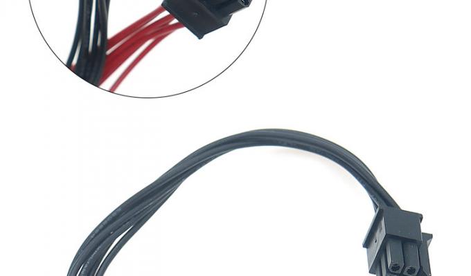 Специализированный мужской на женский 4 6 8 Pin Molex Micro Fit 3.0 соединительный кабель 3
