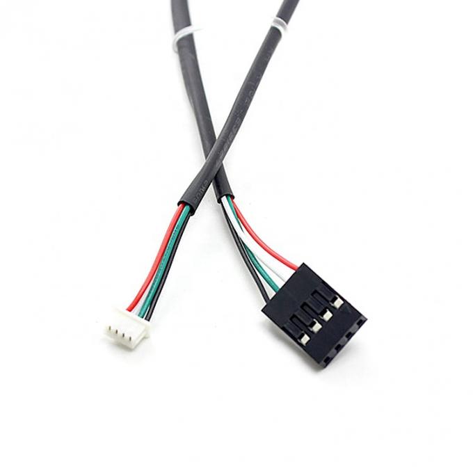 На заказ 4 штифта Dupont 2,54 мм до Molex 1,25 мм колонка соединителя проволока сборки кабеля 0