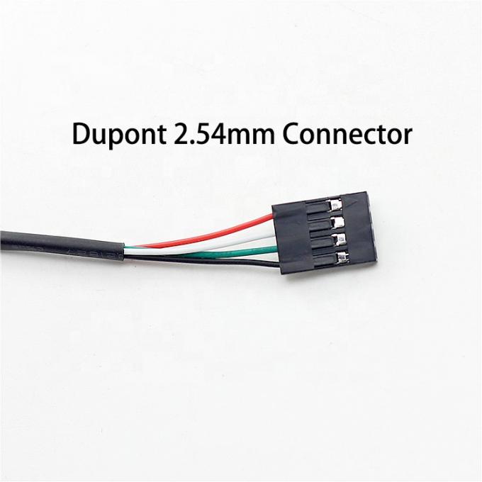 На заказ 4 штифта Dupont 2,54 мм до Molex 1,25 мм колонка соединителя проволока сборки кабеля 1