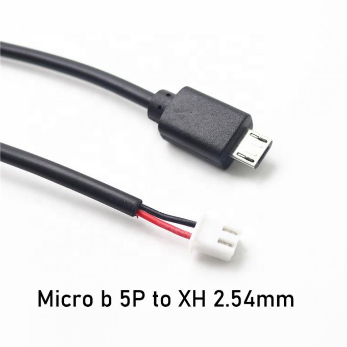 На заказ 10cm 30cm 0.5m 1m Micro B 5P до 2P JST XH 2.54mm Кабель соединительного провода 2