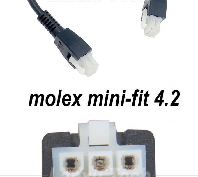 Сверхмольдированный мужской к мужскому 6 пин 2451350620 Molex Mini-Fit 4,2 мм кабель для сборки соединителя 2