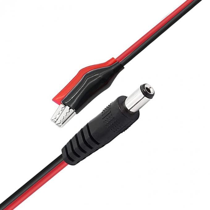 2.1mmx5.5 mm 12V DC Male Jack to Alligator Clip Power Cable Connectors для освещения камер видеонаблюдения 1