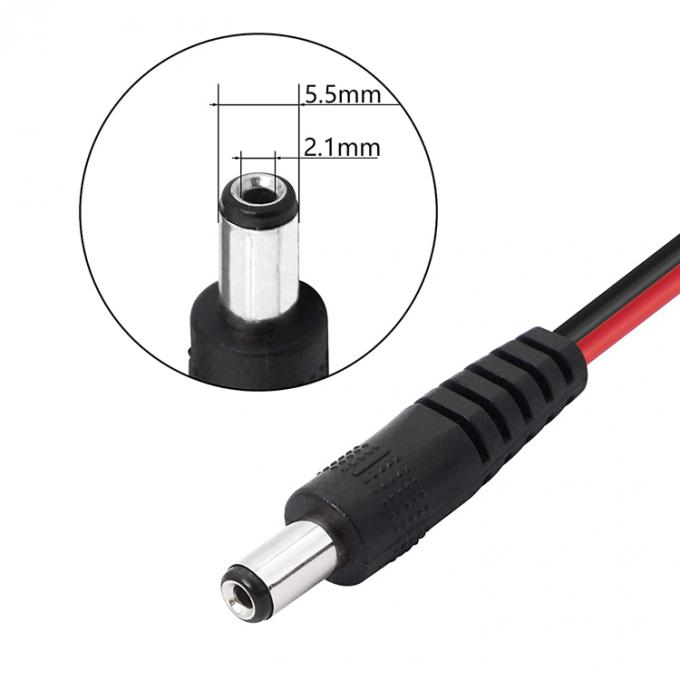 2.1mmx5.5 mm 12V DC Male Jack to Alligator Clip Power Cable Connectors для освещения камер видеонаблюдения 2