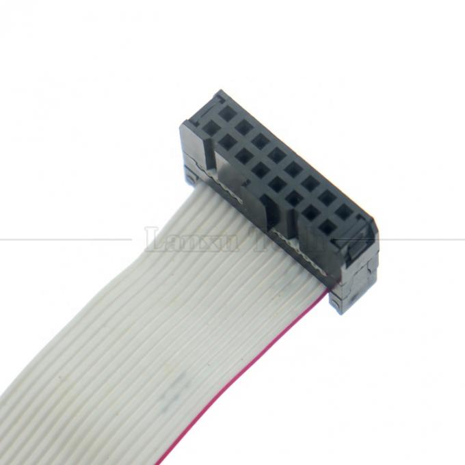 Женщина к женщине 16 PIN 1,27 мм Pitch IDC 2,54 мм Коннектор GPIO Серой плоской ленточный проволочный кабель для жестких дисков CD Raspberry Pi 2