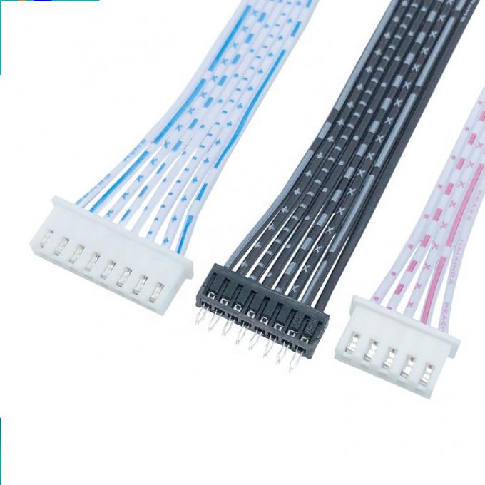 На заказ 2 3 4 5 6 7 8 Pin JST XH 2.54mm Pitch Connector Кабель с плоской лентой 2