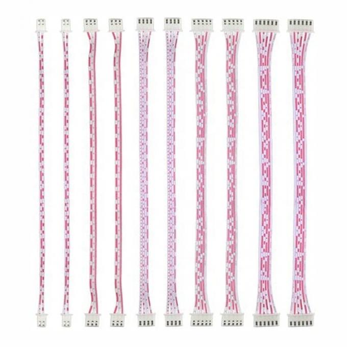 На заказ 2 3 4 5 6 7 8 Pin JST XH 2.54mm Pitch Connector Кабель с плоской лентой 1