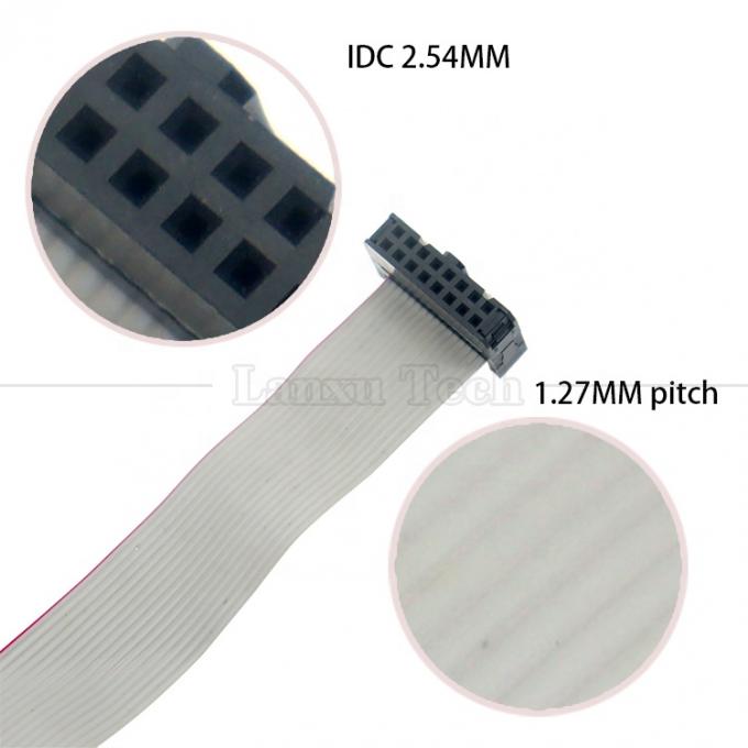 6 8 10 12 14 16 18 20 24 26 30 32 34 40 50 60 64 PIN 1,27 мм Продолжительность IDC 2,54 мм 2,0 мм Коннектор Серый плоский ленточный проволочный кабель 4