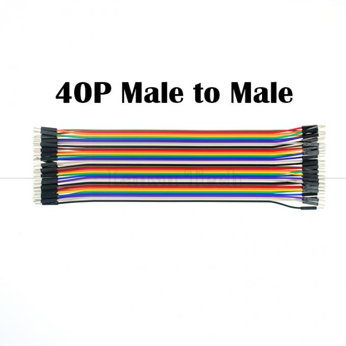 40 PIN Мужчина к мужчине 2,54 мм Dupont Breadboard GPIO Raspberry Pi Jumper Wire 4