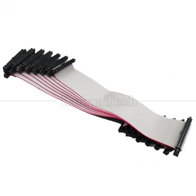 IDC 2.54mm соединитель 8 10 12 14 16 18 20 30 40 50 60 PIN 1.27mm Пич Грей плоский ленточный кабель 9