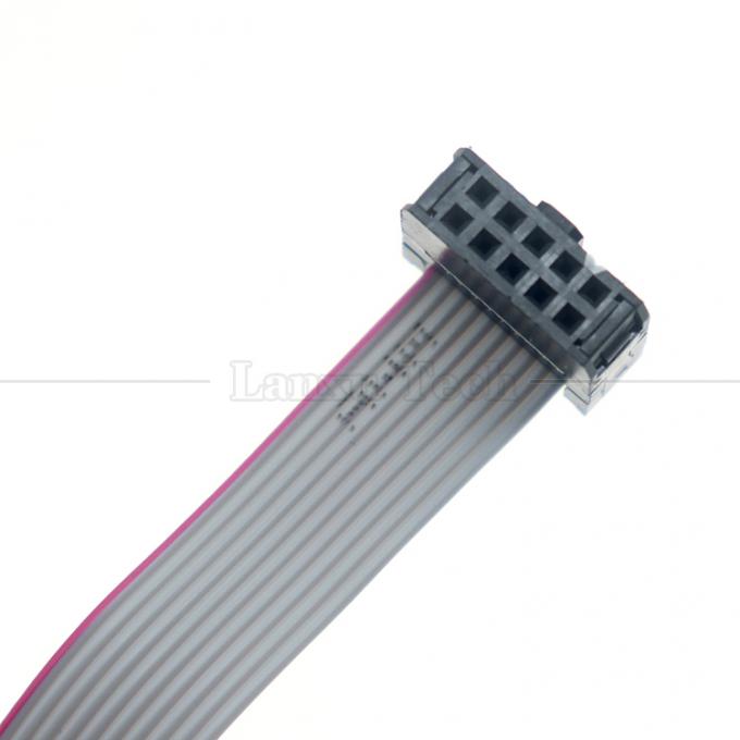 Женщина к женщине 10 PIN 1,27 мм Пич IDC 2,54 мм Коннектор GPIO Серой плоской ленточный проволочный кабель для жестких дисков CD Raspberry Pi 2