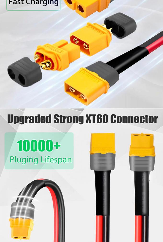 10AWG 12AWG Мужчина к женщине XT60 XT60H Коннектор расширения адаптер кабеля для солнечной панели батарейной электростанции RC 3
