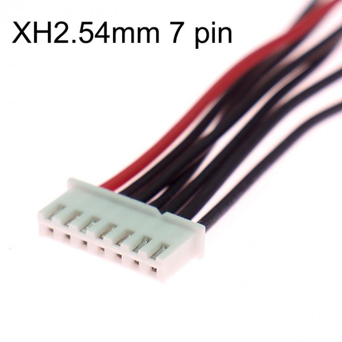 Силиконовый провод JST XH 2,5 мм 2s 3s 4s 5s 6s 7 Pin Lipo Батарейный баланс Свинцовый расширительный зарядный кабель 2