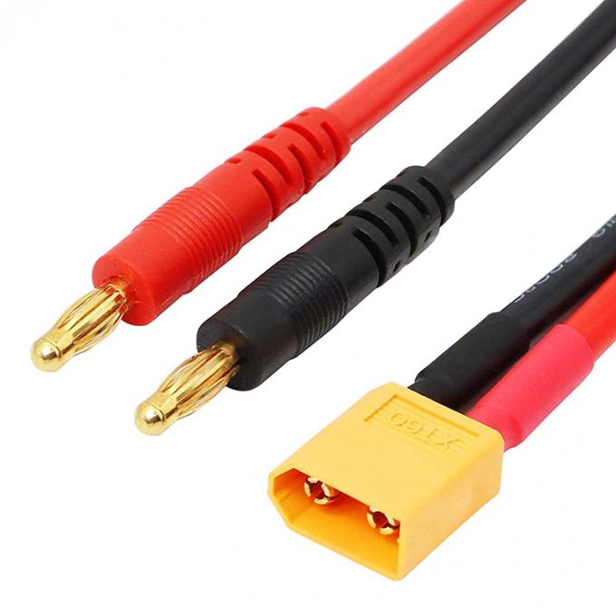 14AWG XT60 Мужчина подключается к 4 мм Банановый кабель для зарядки батареи RC Lipo FPV Drone 2