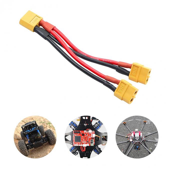 14AWG XT60 1 Мужчина на 2 Женщины Y разделитель расширения кабеля для RC Lipo батареи 5