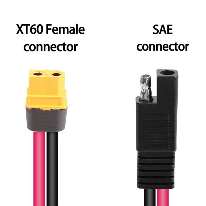 12AWG SAE до XT60 Кабель расширения адаптера соединителя для солнечной электростанции 2