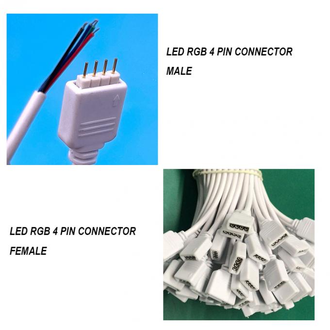 5050 LED Light Strip RGB 4 PIN соединительный кабель 1