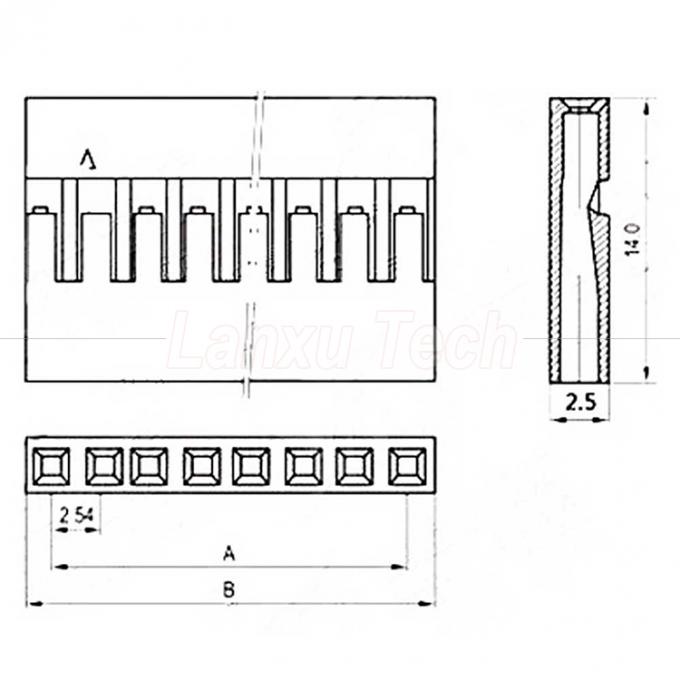 10cm 20cm 30cm 50cm 2 Pin 3 4 5 6 8 10 Pin Dupont 2,54mm соединительный кабель скакалка 1