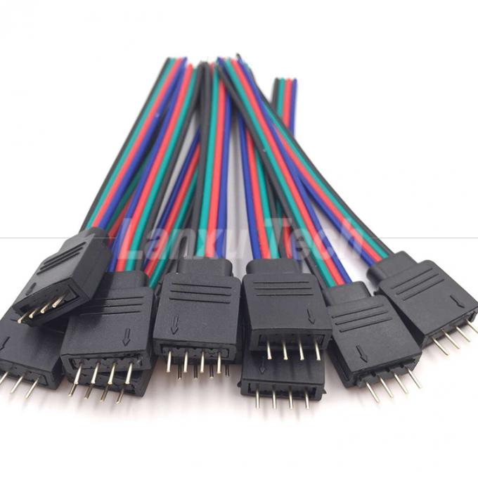 RGB 4 Pin Connector 5050 кабель с светодиодными лентами 0