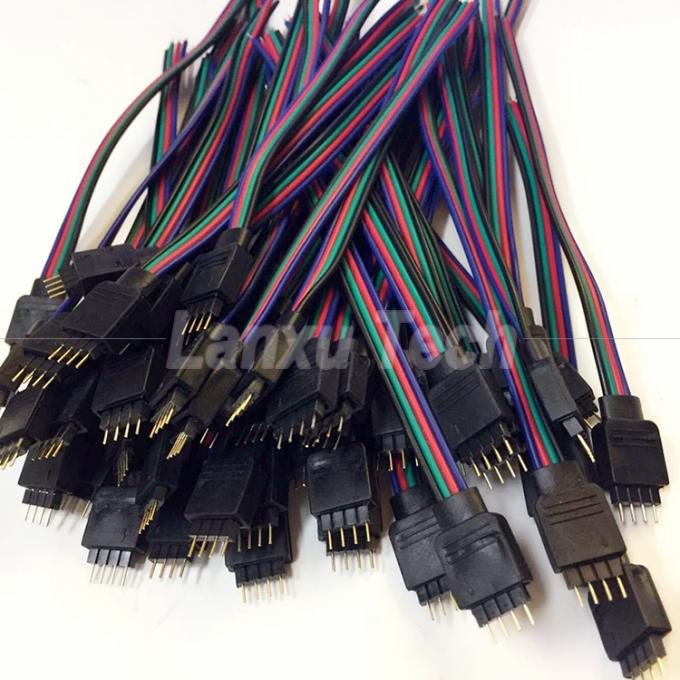 RGB 4 Pin Connector 5050 кабель с светодиодными лентами 4