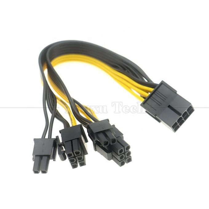 PCIe 8 Pin Мужчина на двойной 8 Pin Женщина PCI Express Графическая видеокарта GPU Splitter Кабель адаптера питания 0