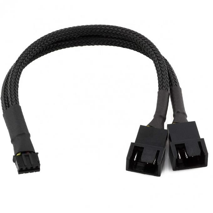 Материнская плата CPU 4 PIN Connector PC Case Контроль температуры охлаждающий вентилятор Y разделитель расширение PWM кабель 1
