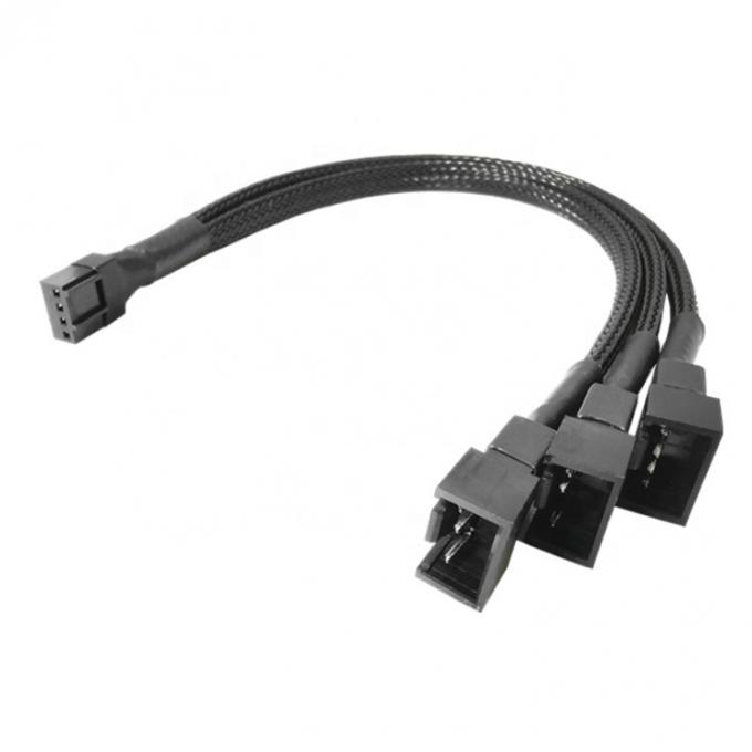 1 - 3 CPU 4 PIN Connector PC Case Контроль температуры охлаждающий вентилятор Y разделитель расширения PWM кабель 0