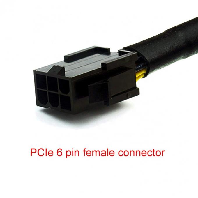 GPU 6 PIN женский на двойной 8 PIN мужской 18AWG PCI Express Материнская плата Адаптер питания PCIe Riser 3.0 Расширительный кабель 3