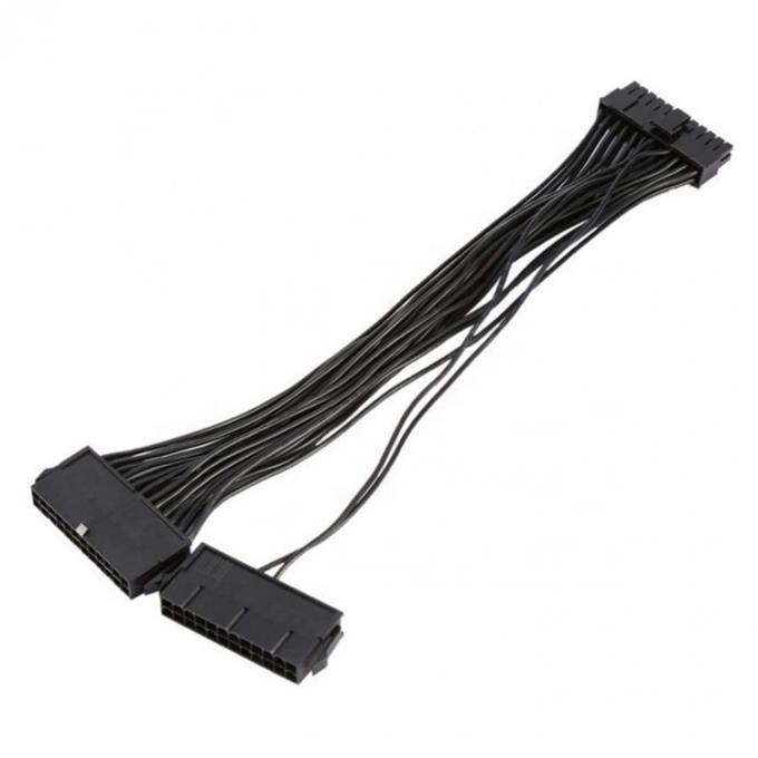 PSU 24 PIN Женщина к двойной 20 4 24 PIN Мужчина ATX Майнинг Материнская плата расширительный кабель 2