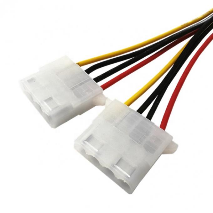 Sata 15 Pin Male to Dual Molex 4 Pin Lp4 IDE Female Hard Drive Power Y Adapter Converter Cable для твердотельных накопителей SSD 3