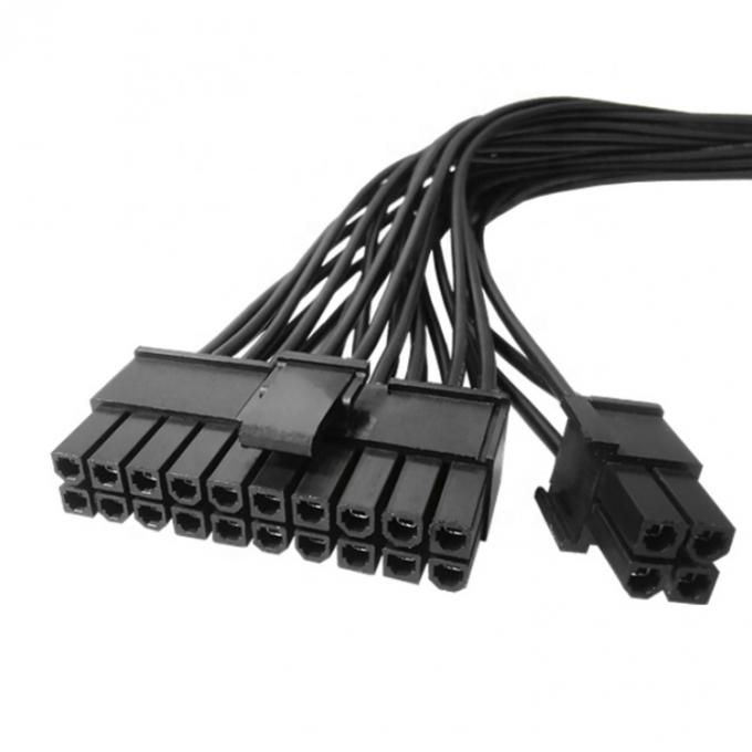Мужчина-женщина PSU 24pin ATX расширительный кабель питания для компьютерной материнской платы 4