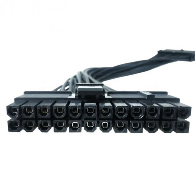 Мужчина-женщина PSU 24pin ATX расширительный кабель питания для компьютерной материнской платы 1
