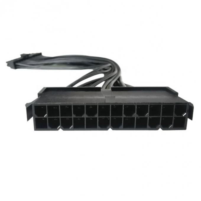 Мужчина-женщина PSU 24pin ATX расширительный кабель питания для компьютерной материнской платы 2