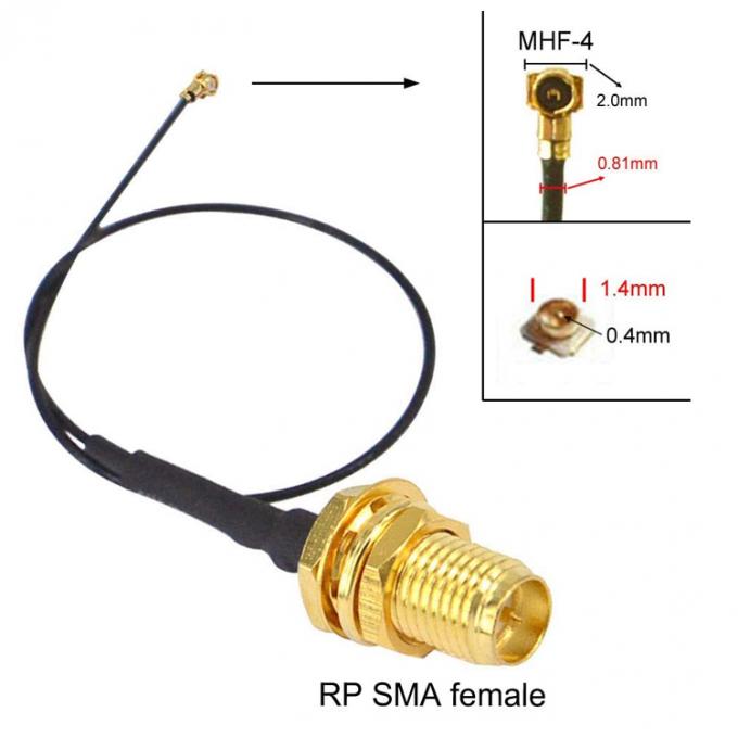 UFL до SMA M.2 NGFF IPX IPEX MHF4 до RP SMA Женщина RF Pigtail WiFi кабель расширения антенны 2