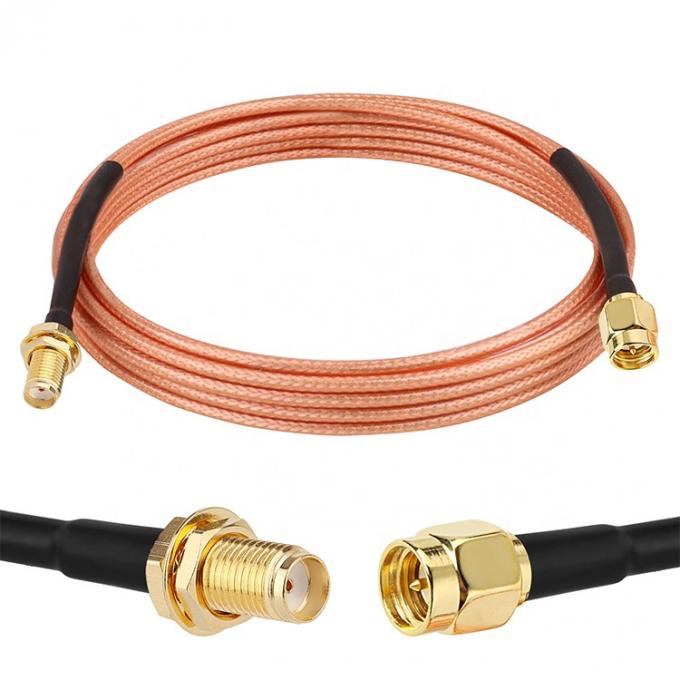 RG316 Коаксиальный RF SMA Мужчина на SMA Женщина Jumper соединитель Антенна расширитель расширения кабеля для Wifi Ham Radio GPS 0