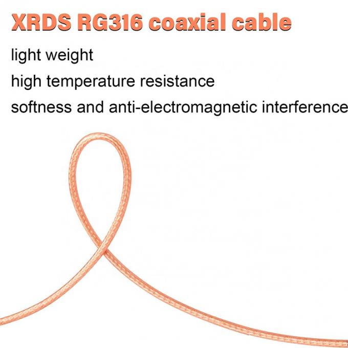 RG316 Коаксиальный RF SMA Мужчина на SMA Женщина Jumper соединитель Антенна расширитель расширения кабеля для Wifi Ham Radio GPS 3