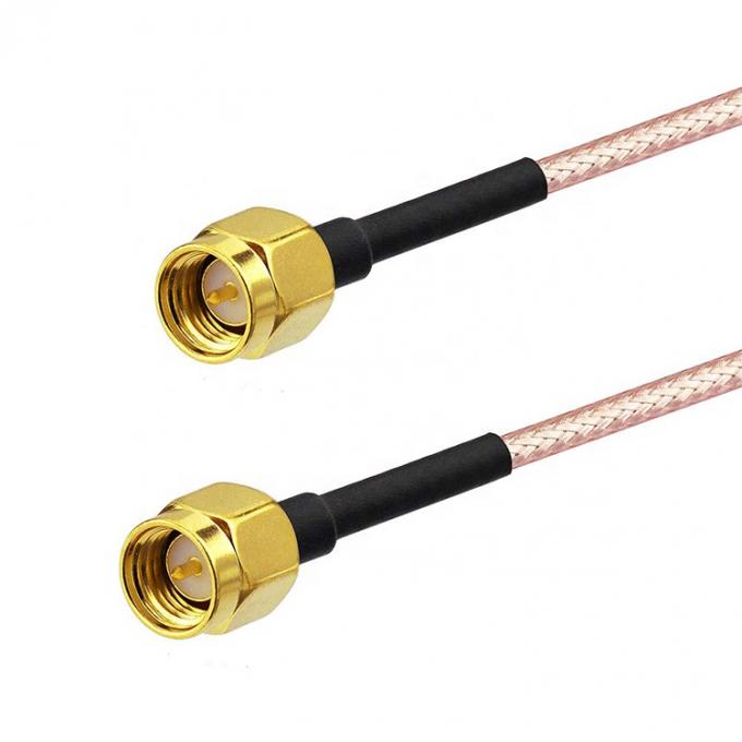 RG316 Коаксиальный RF SMA к SMA Коннекторная сборка Антенна Extender Jumper Extension Cable для Wifi FPV TV 1