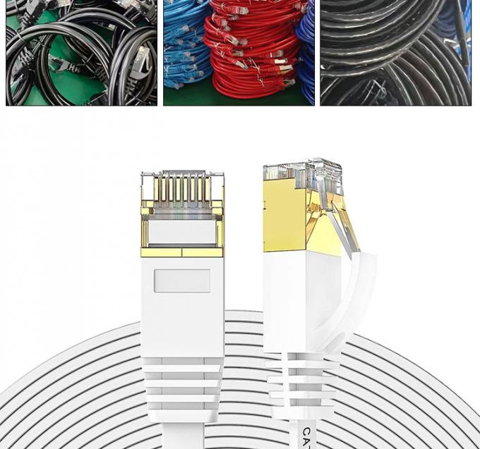 1m 5m 10m UTP FTP Shield Cat5 Cat5e Cat6 Ca6a Cat7 RJ45 Flat Ethernet Patch Network Lan Cable для маршрутизатора 3
