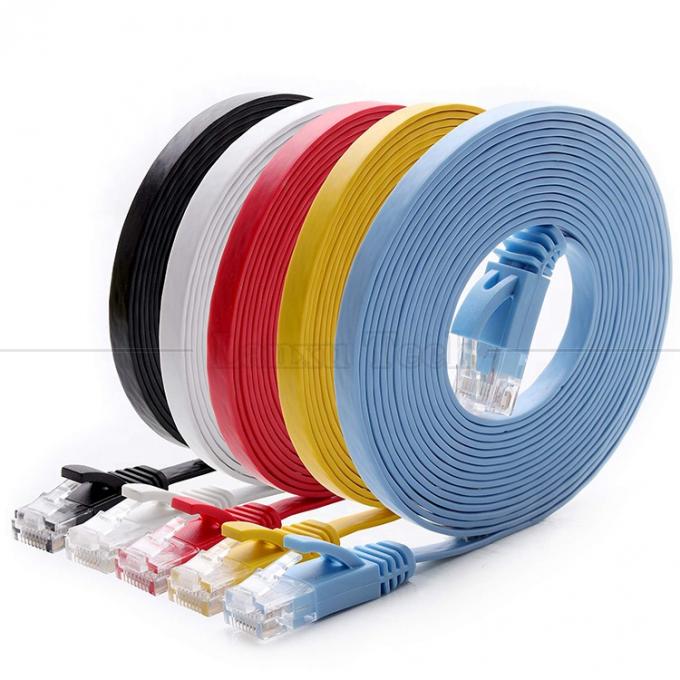 1m 5m 10m UTP FTP Shield Cat5 Cat5e Cat6 Ca6a Cat7 RJ45 Flat Ethernet Patch Network Lan Cable для маршрутизатора 11