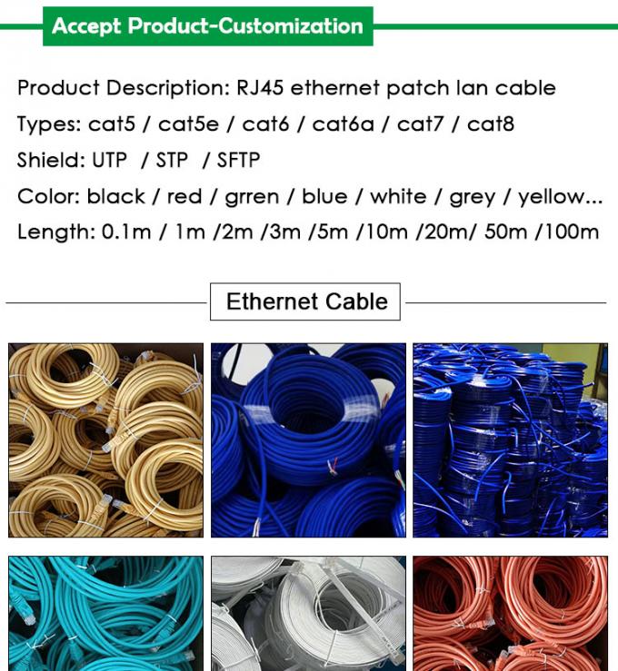 1M 3M 5M UTP FTP STP SFTP Shield Cat5 Cat5e Cat6 Ca6a Cat7 RJ45 соединитель Lan Network Ethernet Patch Cable 0