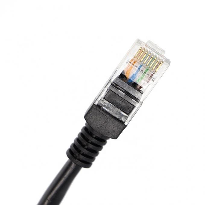 Специальный 6FT винтовой блокировки студ сети Ethernet женского разъема RJ45 панель монтаж расширительный кабель 6