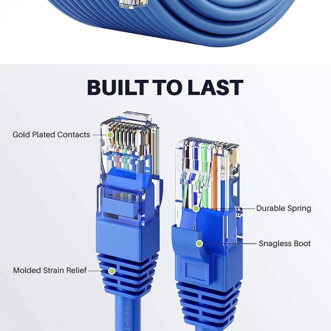 OEM высокое качество Pure Cooper Shield FTP UTP STP SFTP Cat5 Cat5e Cat6 Cat6a Cat7 Cat8 RJ45 Ethernet Patch Lan Сетевой кабель 2