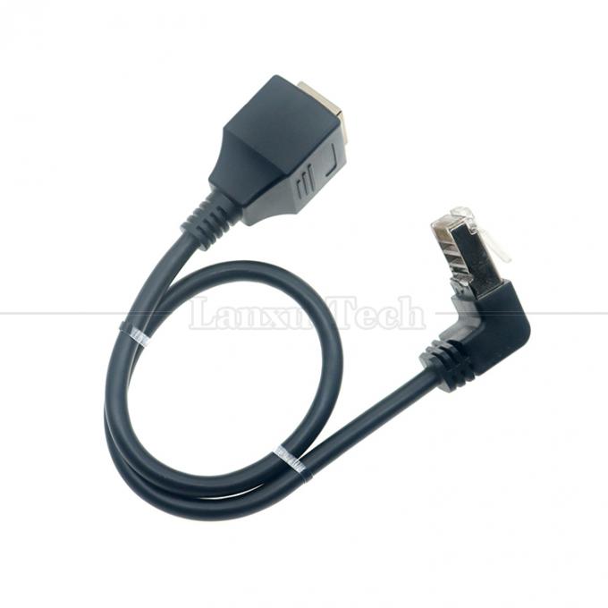 Cat5e Вверх Вниз Левый Правый Угол RJ45 Мужчина к RJ45 Женщина 0