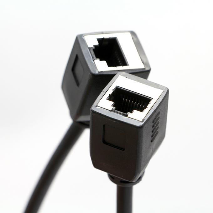 Настройка 1M 2M 8P8C RJ45 женский к RJ45 женский кабель Ethernet сети Socket Lan 0