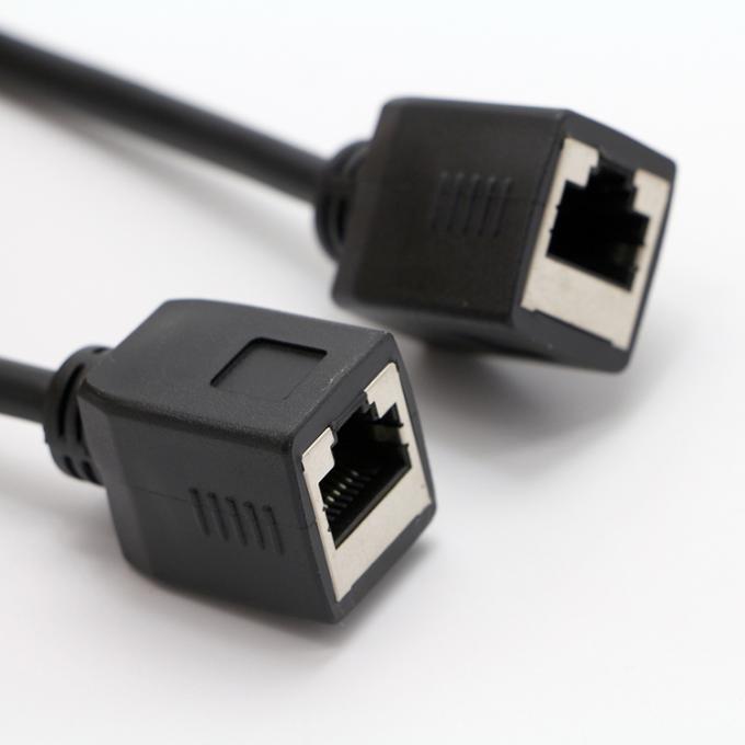 Настройка 1M 2M 8P8C RJ45 женский к RJ45 женский кабель Ethernet сети Socket Lan 3